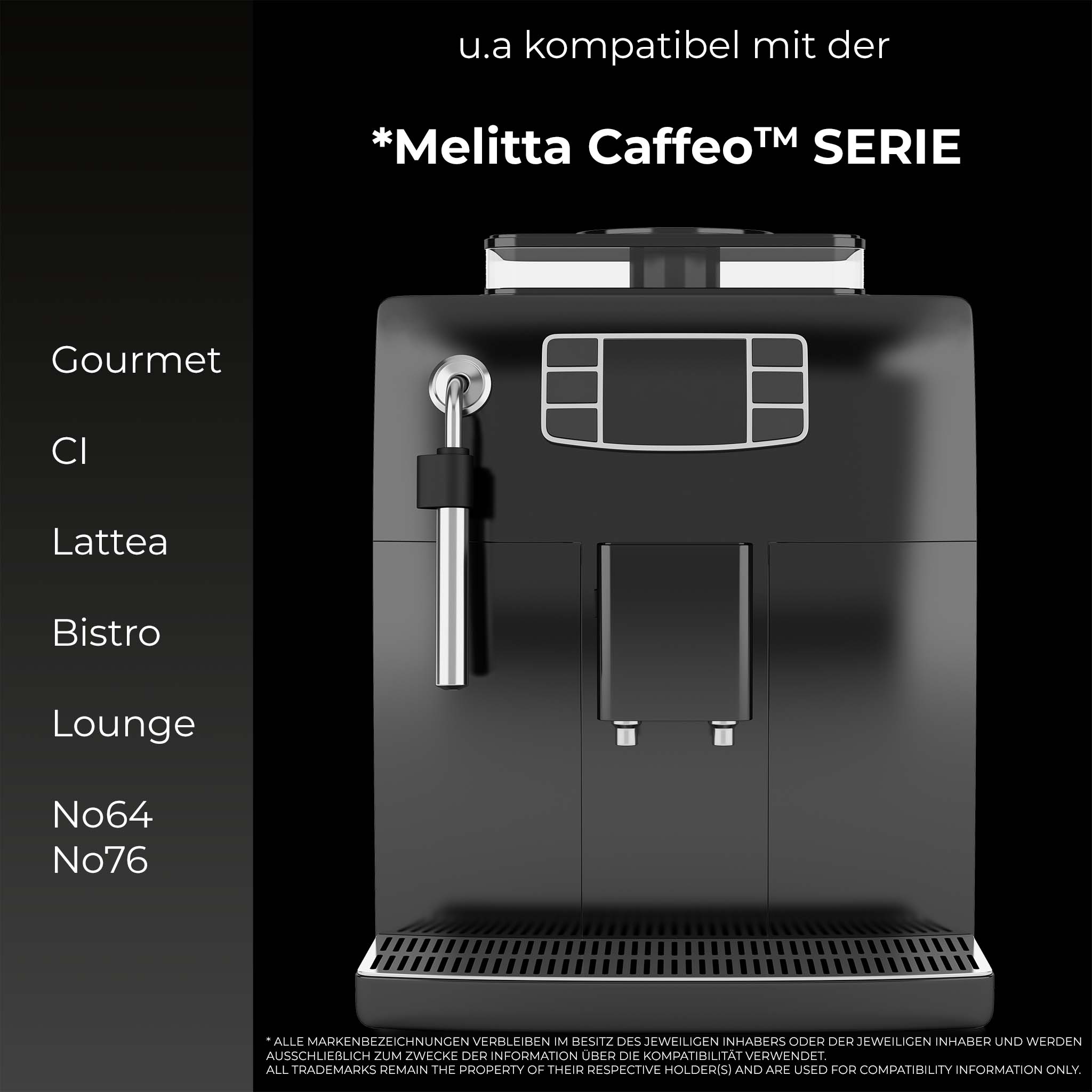 Wiltec 4x CMF003 Kaffeevollautomat Filter Set Bosch AEG Ersatzfilter