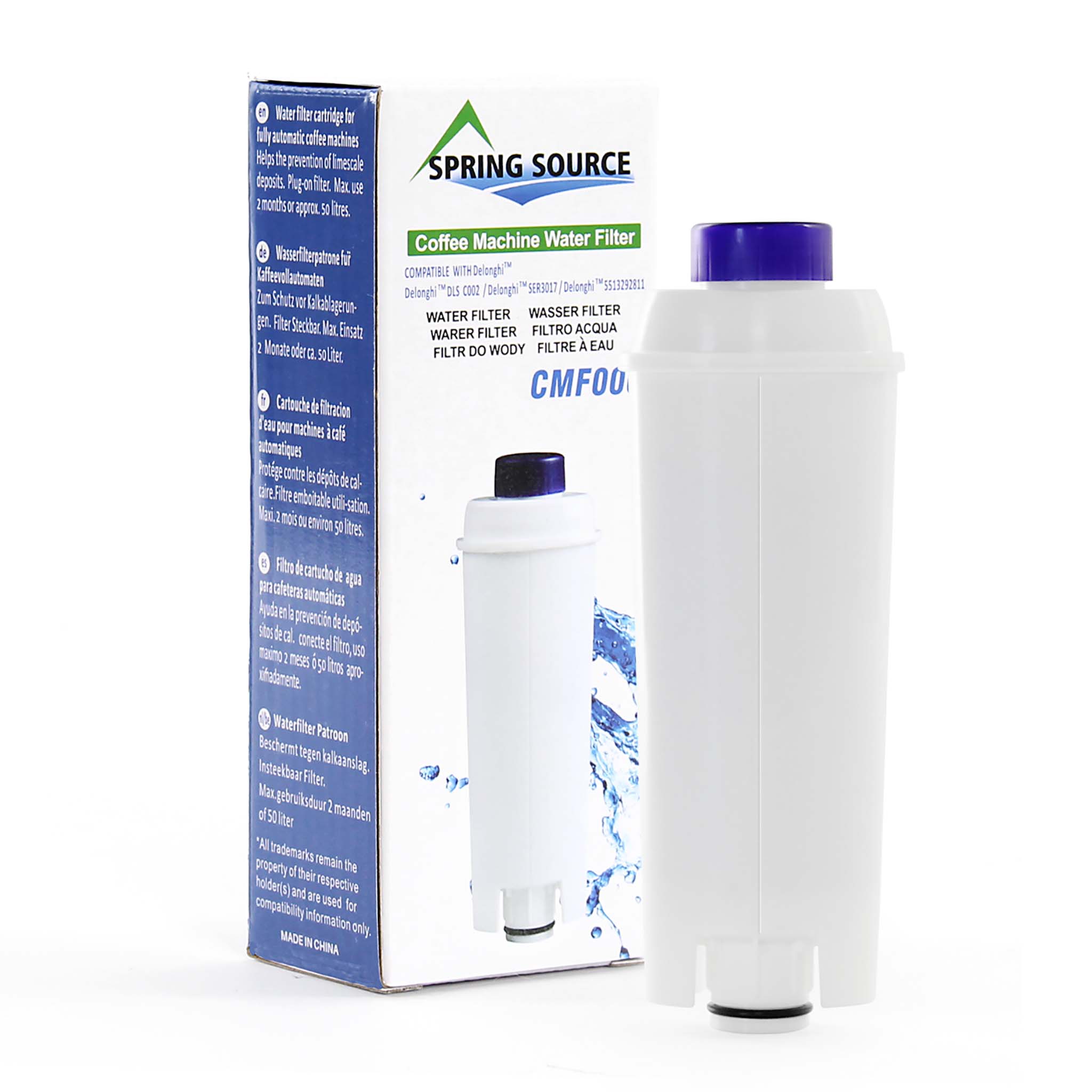 Wiltec CMF006 Wasserfilter für Delonghi DLSC002 Kaffeemaschine Ersatz